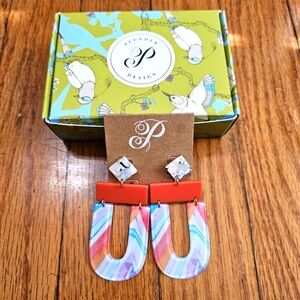 Plunder Rainbow Statement Earrings